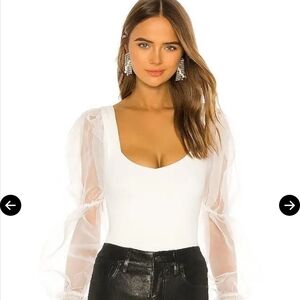 NWOT NBD Top Blaine Bodysuit Revolve